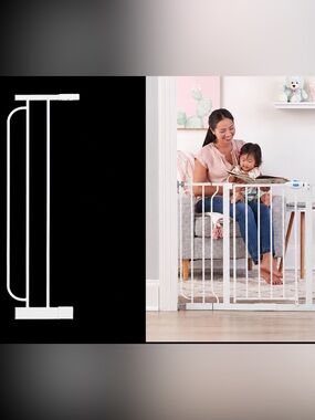 Gate extension for Regalo 30” metal gate 6” piece / wide Safety Gate